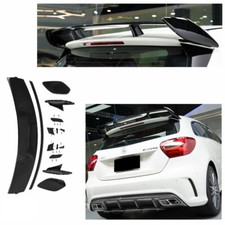 Für Mercedes A Klasse W176 A45 AMG Schwarz Spoiler Heckspoiler Dachspoiler ABS Für Mercedes A Klasse W176 A45 AMG Schwarz Spoiler Heckspoiler Dachspoiler ABS