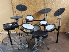 Roland Td-50k Electric Drum Kit - Mesh Heads & Mapex Throne - Pearl Hardware