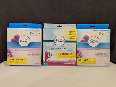 Febreze Vacuum Bags ~ 8 Bags ~ Fits Eureka RR Spring & Renewal Scent