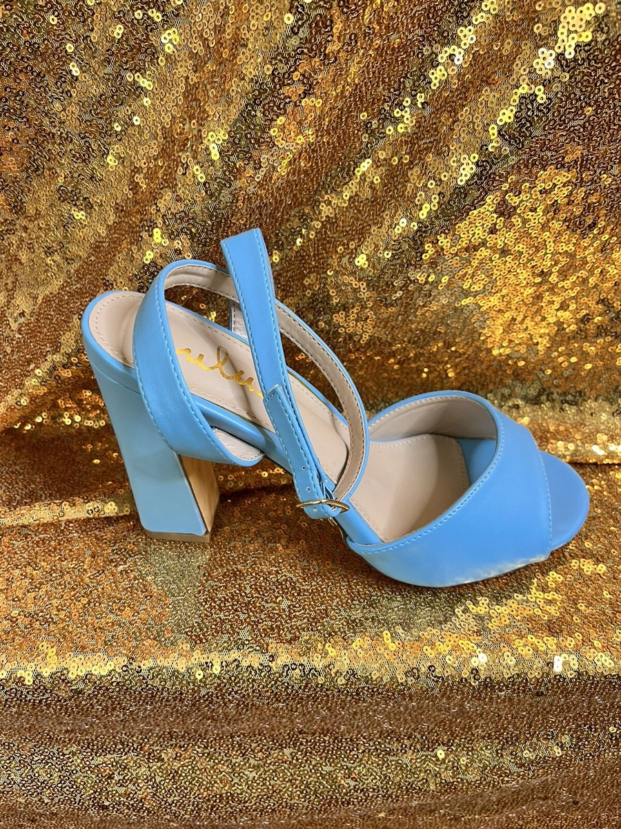 Light blue sales heels near me