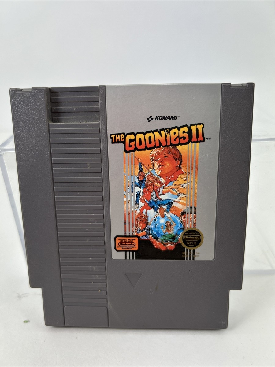 Konami Nes The Goonies Original Nintendo NES Goonies II Konami Box