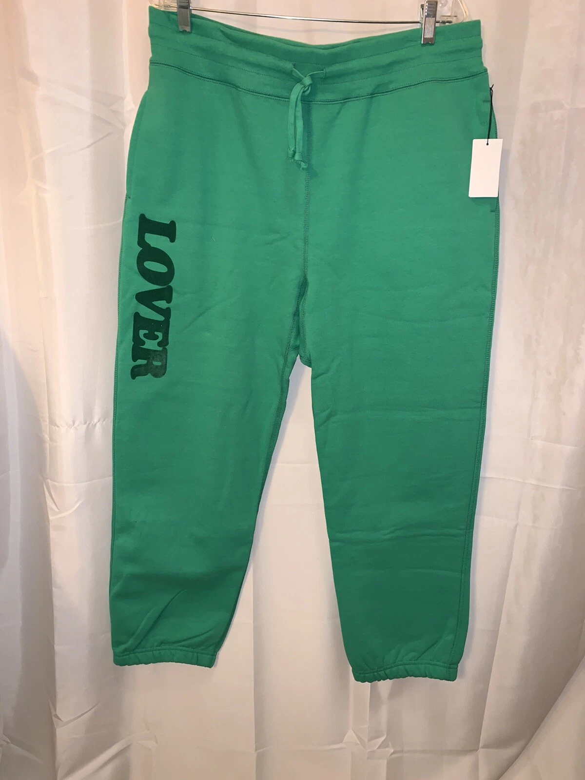 Pantalon de survêtement LOVER vert BIANCA CHANDÔN neuf avec étiquette SUPREME océan franc taille LARGE