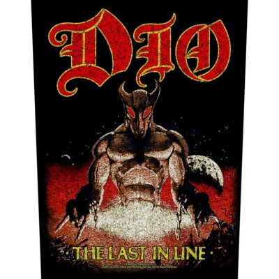 DIO Back Patch: LAST IN LINE: logo album Official Licensed Merchandise fan gift