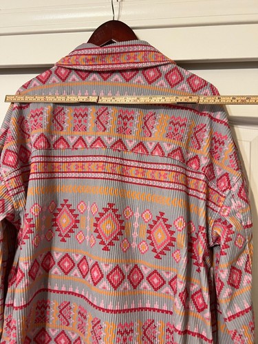 Savana Jane - Across the Desert Cord Aztekenjacke - Damengröße 2X - 2XL - Bild 6 von 7