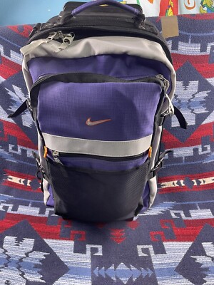 Vtg NIKE Wheeled Bag Cabin Roller Suitcase Luggage Fanny Pack