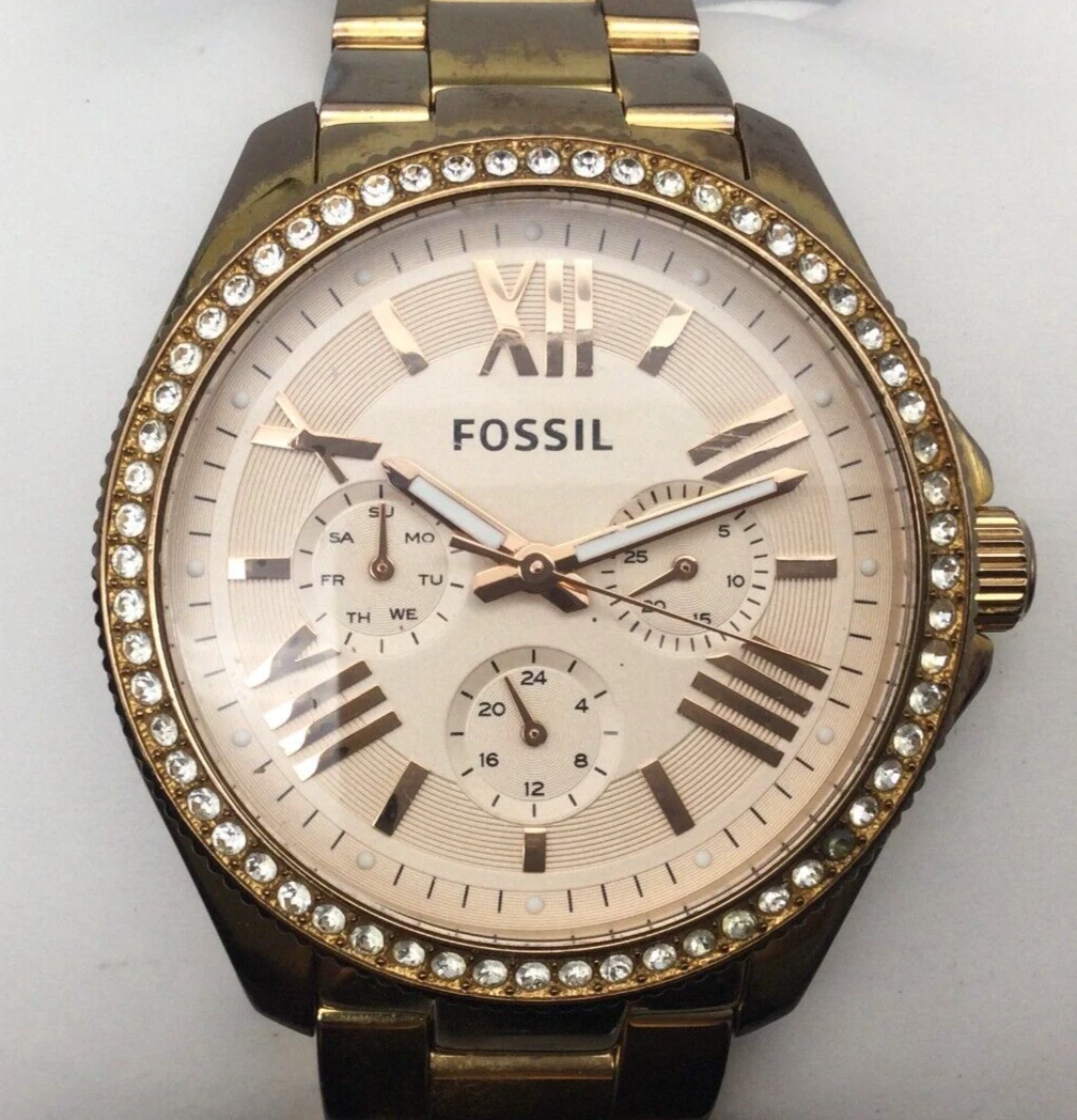 Fossil cecile shop rose gold