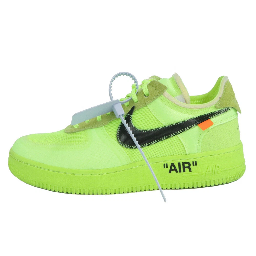 NIKE X OFF-WHITE The 10: Air Force 1 Low 'off-white Volt' Shoes in Yellow