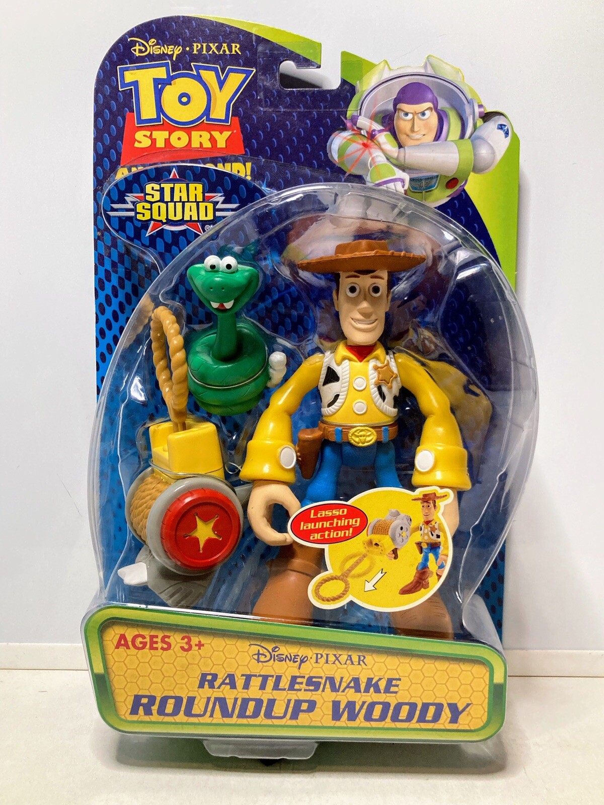 Toy Story Woody's Rattlesnake Roundup Woody Disney Lasso Launch Star