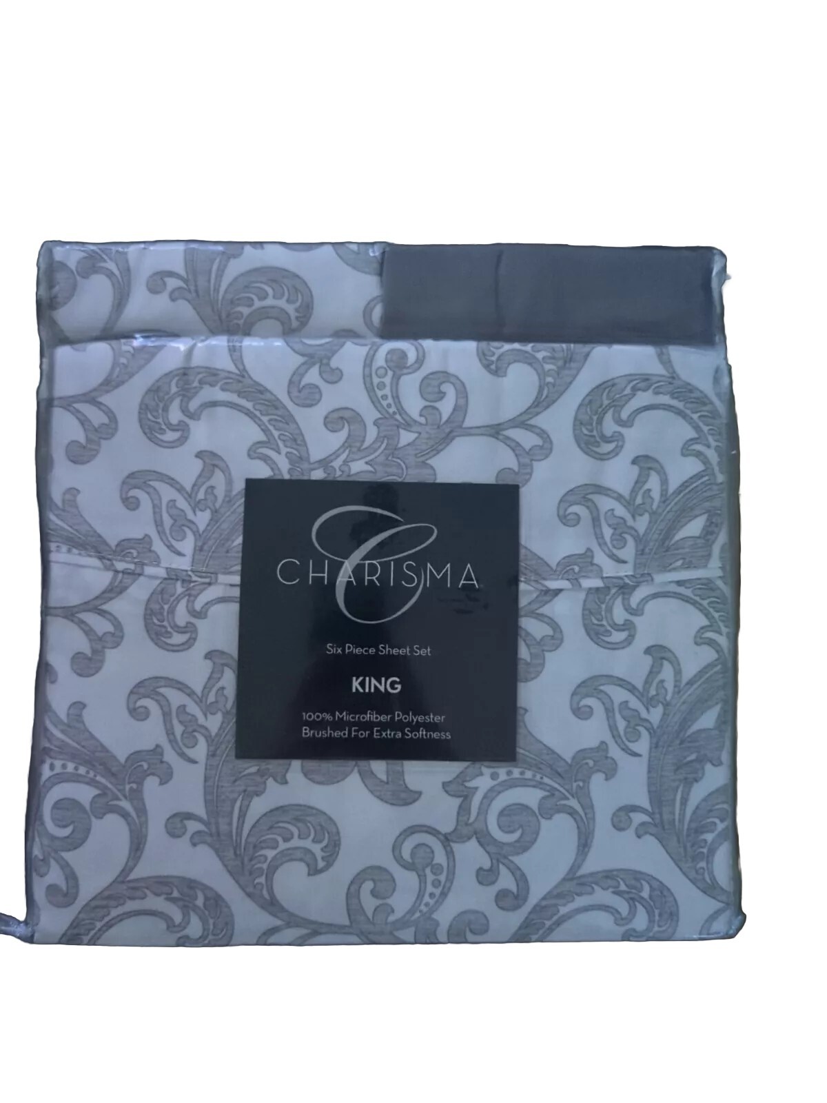 Charisma King Sheet Set 6 pc Set 100 Microfiber Polyester eBay