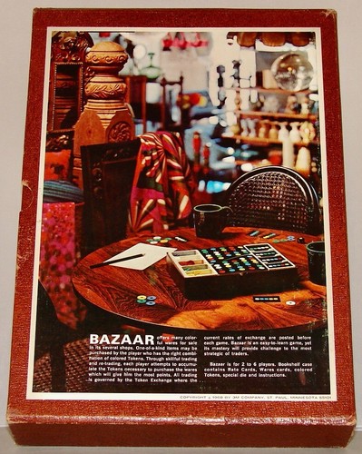 BAZAAR 1968 Vintage 3M Board/Card Trading Game *100% Complete* - Picture 8 of 8