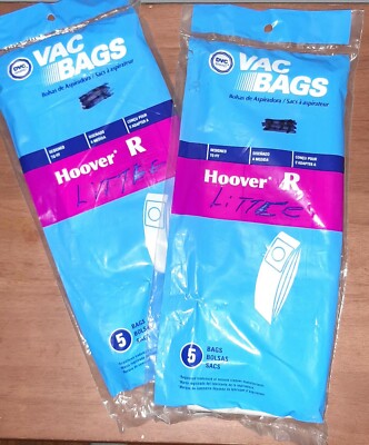2 Packs DVC Hoover R H-4010063R Vacuum Cleaner Bags Made in USA [10 Bags total]