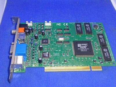 SIGMA DESIGNS REAL MAGIC 53-000569-02 MPEG-2/DVD Decoder PCI CARD #GK5875