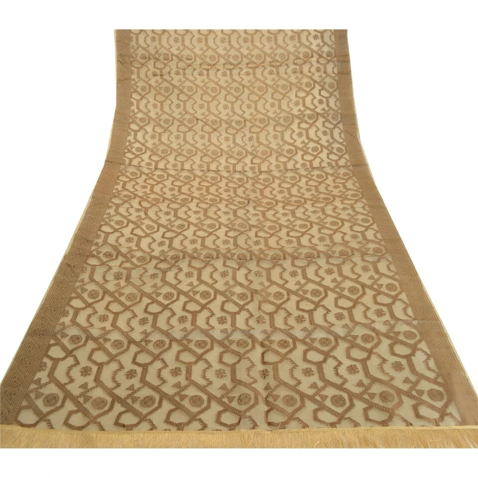 Lote de bufandas/dupatta de seda hechas a mano de colección sánscriti tela artesanal/decoración a granel Foto 3 de 4