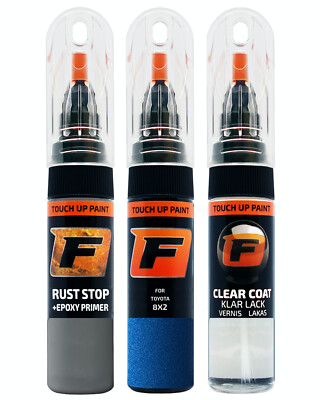 für TOYOTA 8X2 NEBULA BLUE LACKSTIFT Reparatur Set Autolack Kratzer