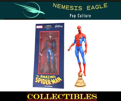 MARVEL THE AMAZING SPIDER-MAN FIGURINE GALLERY DIORAMA  IN WINDOW BOX