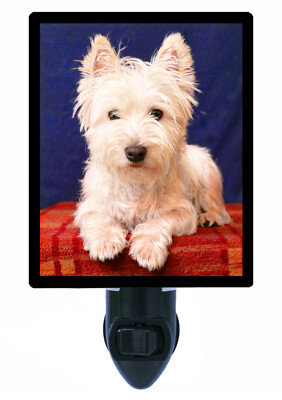 Dog Decorative Photo Night Light, Westie, West Highland Terrier