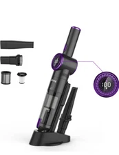 Nicebay By Whall EV-H065 Purple & Black 90W 2200 mAh Battery Handheld Vacuum