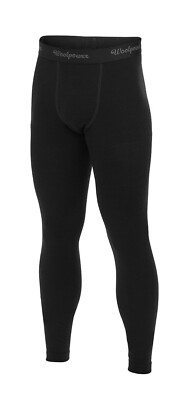 Woolpower Long Johns Men Lite Long Underpants for Men Black
