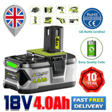 For Ryobi 18V  Plus 4Ah Lithium Battery RB18L50 RB18L40 P104 P105 P108 P780