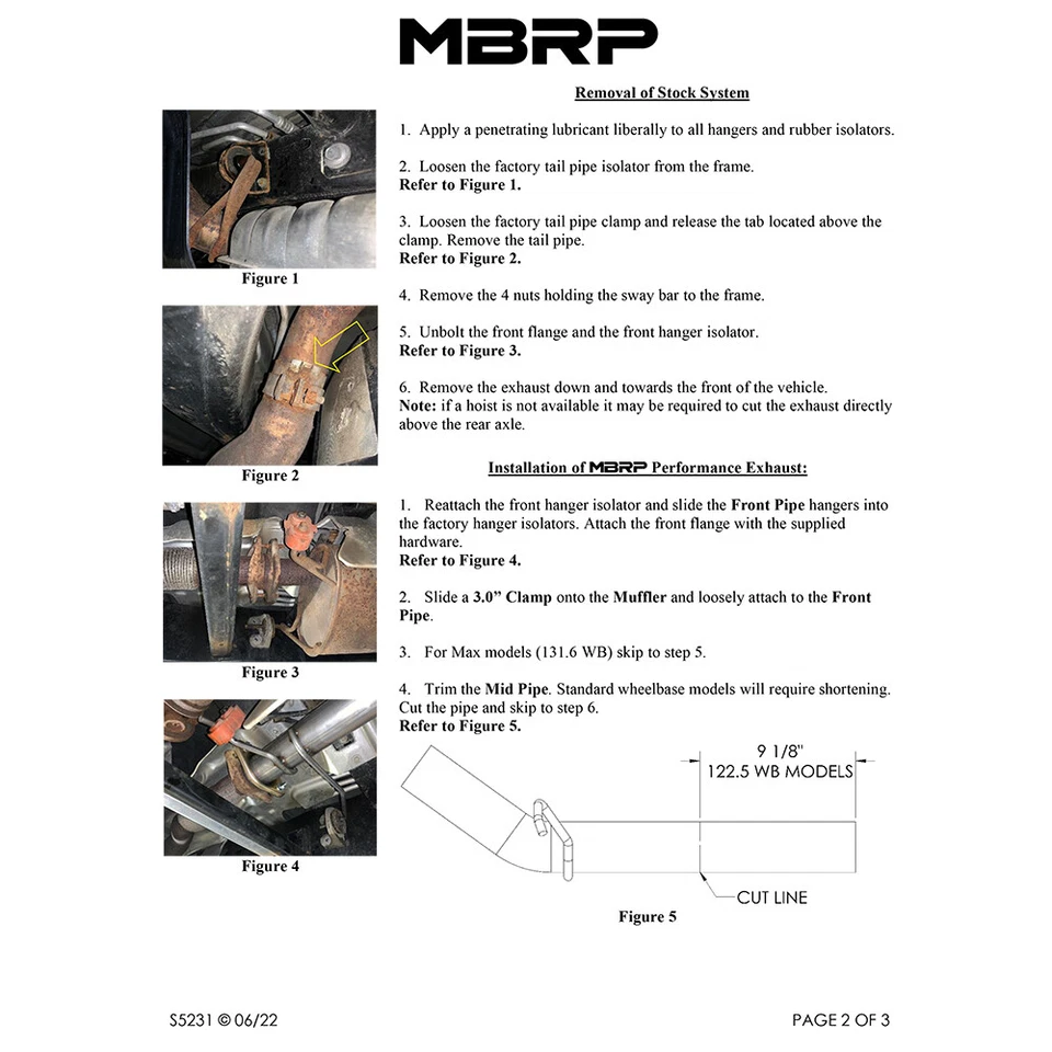 MBRP S5231AL Steel Cat Back Exhaust for 2018-2021 Ford Expedition 3.5L EcoBoost - Image 4 of 4