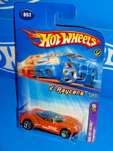 Hot Wheels 2005 Faster Than Ever #57 - Première édition X-Raycers PHASTASM Avec Roues ETF (or)
