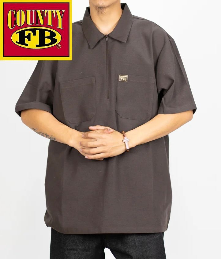FB County 1/2 Zip Short Sleeve 2 Pocket Shirt | eBay FB County 1/2 Zip Short Sleeve 2 Pocket Shirt | eBay