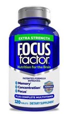 Focus Factor Extra Strength Brain Supplement 120 Count Multivitamin Focus Su....