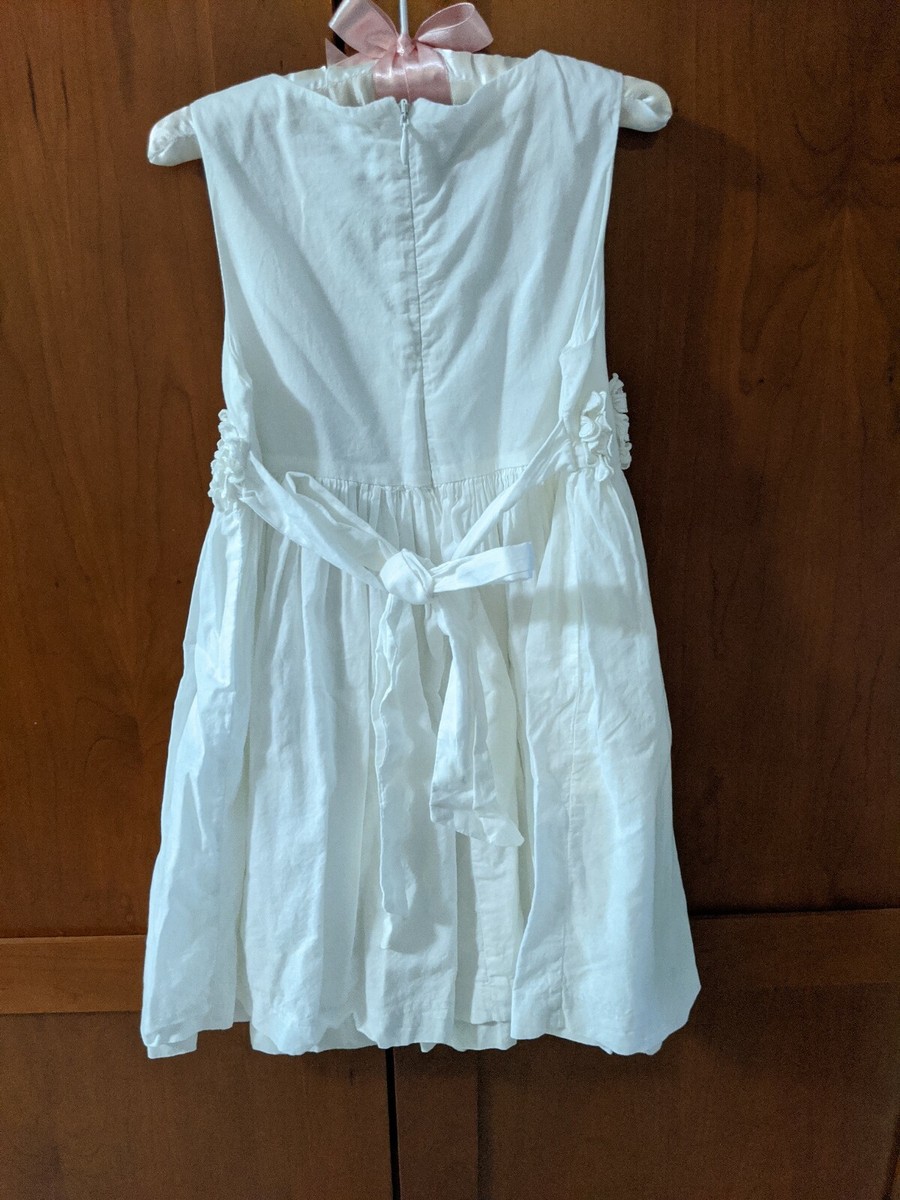 Girl's Dress Charter Club White Cotton Size 3T Girl's Dress Charter Club White Cotton Size 3T