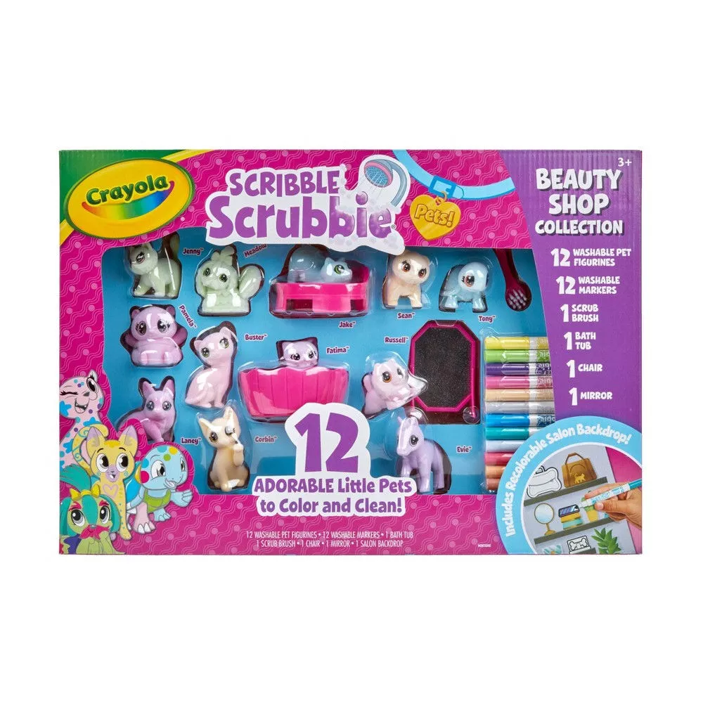 Crayola Scribble Scrubbie Pets Beauty Shop Collection