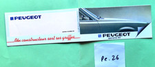 Pe.26 / PEUGEOT  Gamme  1983 : catalogue 104.305.504.505. ...504 coupé cabriolet