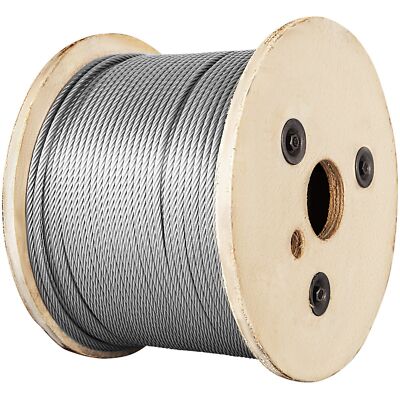 1/8 Stainless Steel Cable Railing 500ft Marine Grade 7x7 Strand for Deck Rail
