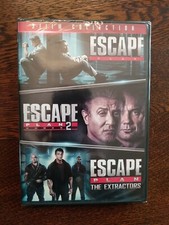 ESCAPE PLAN 3-FILM COLLECTION New DVD 1 2 3 Escape Plan + Hades + Extractors