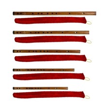 Bamboo Flute Chinese Instrument Handmade Easy to Learn Portable Vertical Flute