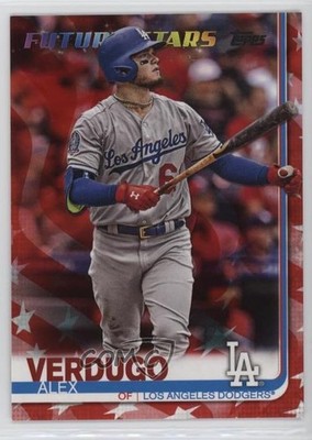 2019 Topps Future Stars Independence Day 18/76 Alex Verdugo #671 9hx