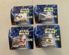 Galoob Star Wars Micro Machines Episode I Die-Cast Metal Space Ships Set of 4