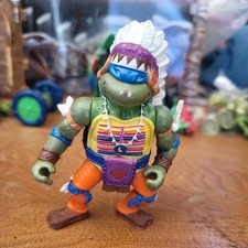 1992 Wild West Chief Leo- Teenage Mutant Ninja Turtles TMNT  Figure Playmates