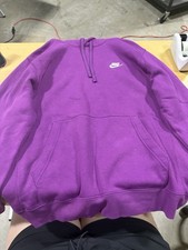 Nike Sportswear Women's Pullover Hoodie Size Large Magenta