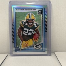 2025 Panini Donruss - Rated Rookie Matthew Golden #311 Optic Preview Holo Prizm 