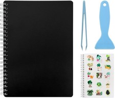 Reusable Sticker Book Collecting Album with 80 Sheets Blank Release Paper A5 Siz