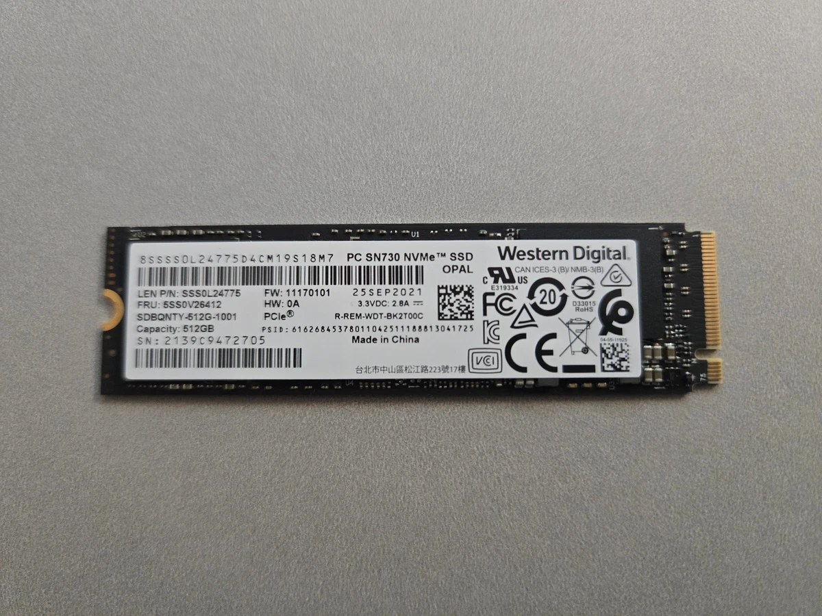 Western Digital M.2 Interface 512 GB Solid State Drives for sale