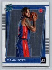 2021-22 Donruss Optic #177 Isaiah Livers Rated Rookies Signatures Holo