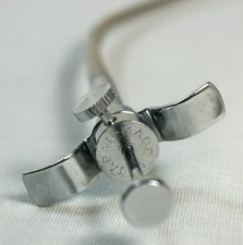 Vintage Cable Remote Film Camera Shutter Release Chrome Stainless Japan VG