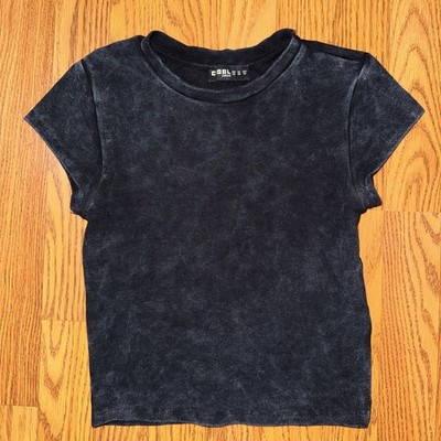 Defacto Black Size XS Short Sleeve T-Shirt