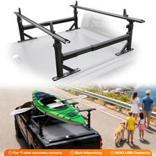 Aluminum Truck Ladder Rack Fit Ford F150 Ram Chevy 800lbs Extendable T-slot