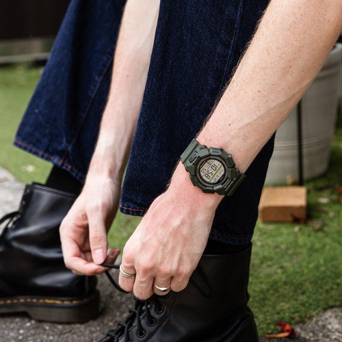 Orologio G-SHOCK 20 BR Colore Verde Resistente Agli Urti GD-010-3ER - Foto 8 di 9