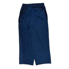 Nike Track Pants - Large Blue Polyester