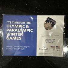 2026 Milano Cortina Italy NBC Comcast Winter Olympics Pin