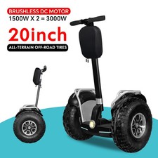 3000W/67.2V 15.6AH Dual Motor 20in Off Road Electric Self Balance Vehicle APP GU