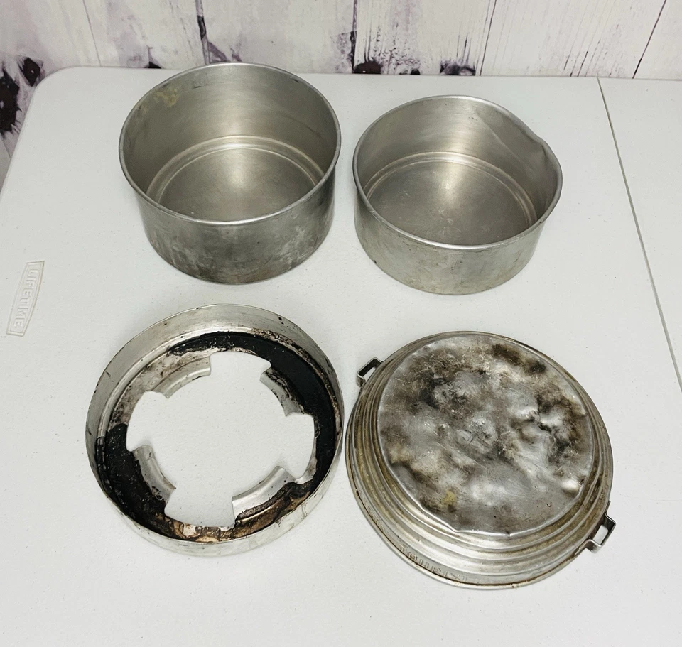 Juego de cocina de campamento SIGG TOURIST vintage de 4 piezas camping senderismo mochilero Foto 3 de 4