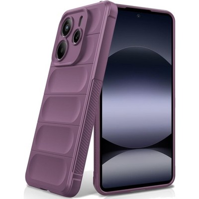 Schutzhülle Xiaomi Redmi Note 14 5G, Stoßfest, Silikon, Kamera Schutz, Lila